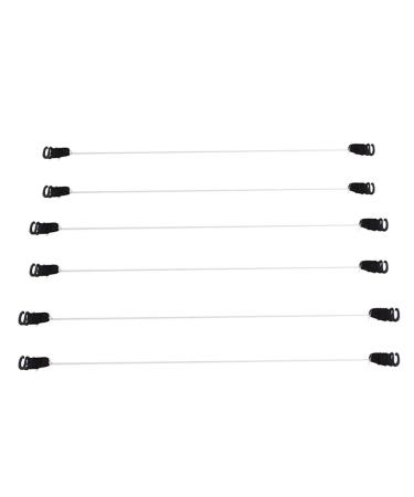 6 Pairs Clear Invisible Fish Line Wire for Hair Extensions - 6 Sizes Black | International Shipping - Buy Online on GoSupps.com