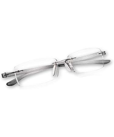Eschenbach Rimless Reading Glasses 2913220 for Men - Anthracite Diopter 2.0 | International Shipping Available - Buy Online on GoSupps.com