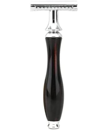 JAG Shaving Razor Set | Double Edge Razor with Leather Case | Perfect for Brush & Travel - International Shipping Available - Buy Online on GoSupps.com