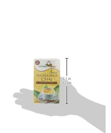 Nature's Guru Instant Masala Spice Chai Tea Drink Mix 10 Count Single Serve Packets - Unsweetened On-the-Go Drink, 5.64 oz (Pack of 1) - Buy Online on GoSupps.com