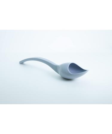 Felix spoon - Parkinson spoon everyday aid cutlery eating aid for tremor or Parkinson silver grey