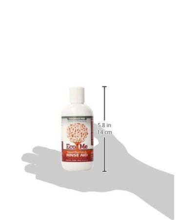 Eco-Me Auto Dish Rinse Aid 8 fl oz - Clear & Fragrance-Free - Buy Online on GoSupps.com