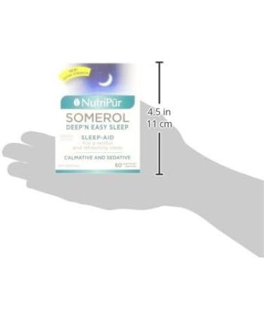 Nutripur Somerol - Sleep Aid 60 vegetarian capsules - Buy Online on GoSupps.com