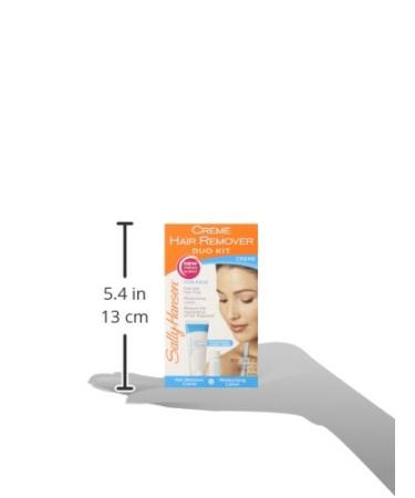 Sally Hansen Hair Removal Cream for Face - 2 Piece Kit | Fast & Gentle Facial Hair Removal - Buy Online on GoSupps.com