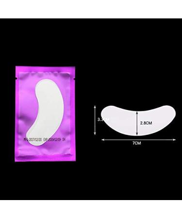 100 Pairs Under Eye Gel Pads for Lash Extensions - Pink+Purple | Lint Free Eyelash Extension Gel Patches Kit - Makeup Supplies - Buy Online on GoSupps.com