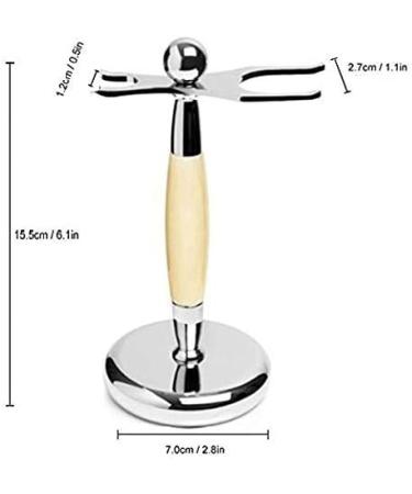 G.B.S Dual Stand for Razor & Brush - Professional Deluxe Ivory | International Shipping Available - Buy Online on GoSupps.com