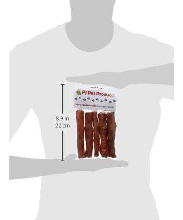 PJ Pet Poducts Beefy Rawhide Rolls 15 cm (50 Pieces x 22 g) - Buy Online on GoSupps.com