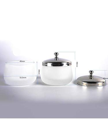 Uposao 2 Pieces Nail Art Dappen Dish with Lid - Crystal Shell Acrylic Liquid Powder Cup for Stylish Nail Art Accessories - Buy Online on GoSupps.com