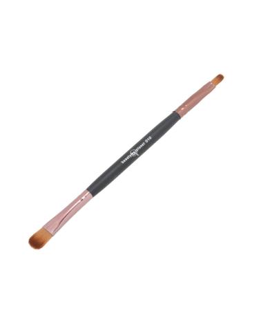 Cosmetic Double Ended Smokey Eye Brush Eye Shadow Blending Brush Black Makeup Tool for Perfect Eye Makeup