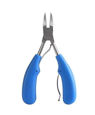 PSGS Toe Nail Clippers Ingrown Toenail Podiatry Correction Nippers Cuticle Cutters Dead Skin Remover Pedicure Foot Care Tool (Color : Blue)