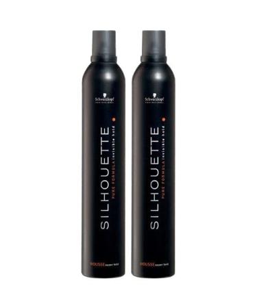 SCHWARZKOPF SILHOUETTE SUPER HOLD MOUSSE 500ML X 2