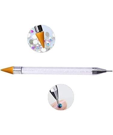 Nail Art Dual Ended Crystal Rhinestone Gem Picker Wax Gem Pickup Pen Tool Art DIY Decoration Tool For Picking Nail Rhinestones Crystal Studs Gems Caviar Beads jewel Diamond Stones - Buy Online on GoSupps.com