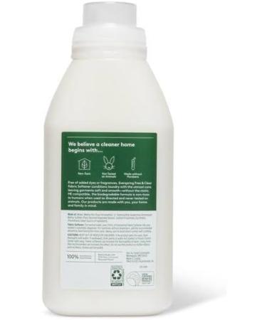 Ever Spring Free & Clear Unscented Fabric Softener - 32 FL OZ | Eco-Friendly Hypoallergenic Laundry Care - Buy Online on GoSupps.com