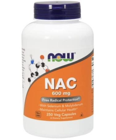 Now Foods Nac-Acetyl Cysteine 600mg 250 Vcaps