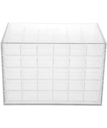 Fake Nail Storage Box 120 Grid DIY Nail Art Decoration Display Storage Box Multi-Layer Transparent Sorting Storage Box for False Nails Earrings Rings Necklaces - Buy Online on GoSupps.com