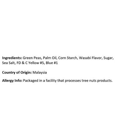 LILA BAZAAR Wasabi Coated Green Peas 24 oz | Crunchy & Spicy | Resealable Bag | Kosher Certified - Buy Online on GoSupps.com