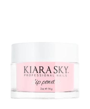 Kiara Sky Dip Powder. Medium Pink Long-Lasting and Lightweight Nail Dipping Powder, 2 Ounces