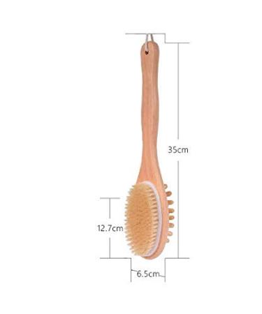 Femcery 16 Inch Long Handle Dry Brushing Body Brush for Back Exfoliation - Buy Online on GoSupps.com