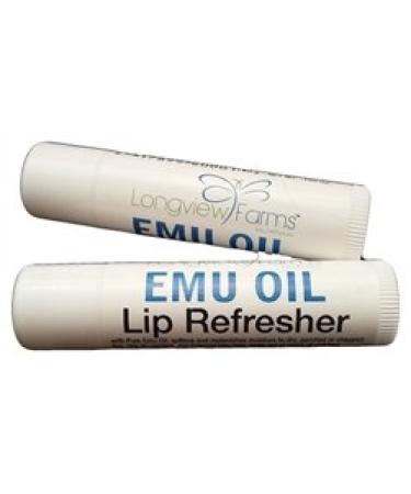 Longview Farms Emu Oil Lip Refresher Natural oil Lip Balm Hydrating Lip Repair & Healing Balm for Very Dry Lips Chapstick - Original (12 Pack) 12 Tubes Original - Buy Online on GoSupps.com