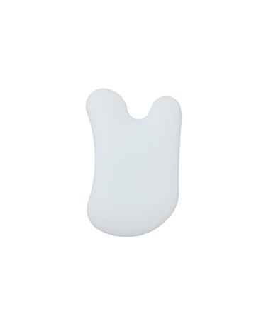 MAGICLULU Essential Oil Massager Muscle Scraping Facial Firming Massager Womens Facial Tool Guasha Board Ceramic Massage Tool Essential Oil Roller Skincare Tool Accessories White Ceramics