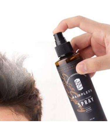 Hairplexx Sea Salt Volume Hair Spray for Men - Natural Volumizing Hair Look | Matte Finish, Mild Hold | Paraben-Free | 200ml/6.7oz - Unscented - Buy Online on GoSupps.com