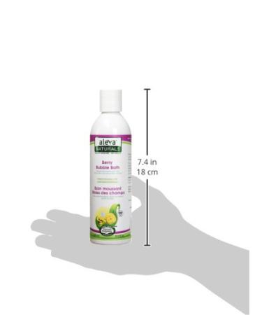 Aleva Naturals Bubble Bath | 8.12 Fl Oz | Gentle Moisturizing Formula for Sensitive Skin | Organic Ingredients | Fresh Berry Scent | Ideal for Newborns & Toddlers - Buy Online on GoSupps.com