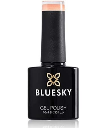 Bluesky Gel Nail Polish Glisten 80517 Coral Glitter Light Pink Long Lasting Chip Resistant 10 ml (Requires Curing Under UV LED Lamp) - Buy Online on GoSupps.com