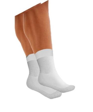URIEL Light Silver Socks - Small (White) S: Women (4 - 7.5) White