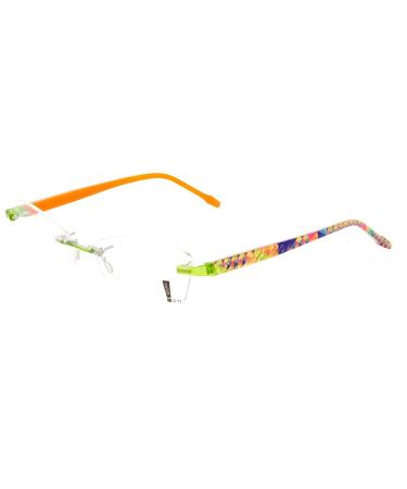 switch it set Combi 9120 interchangeable temples in the color green-blue-orange inside orange