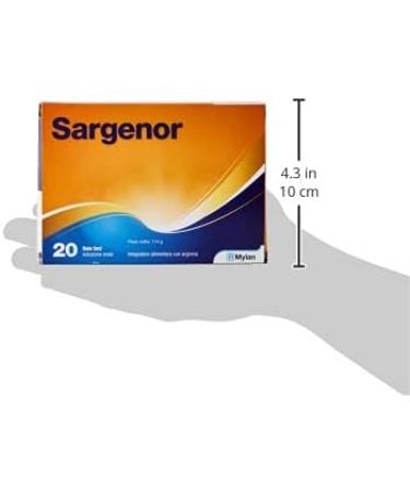 Meda Pharma Sargenor Food Supplement - 20 Vials (5 ml) | Boost Energy & Vitality | International Shipping Available - Buy Online on GoSupps.com