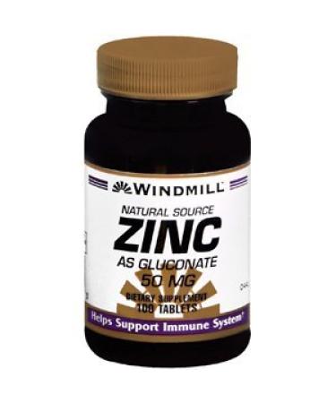 WINDMILL ZINC GLUCONATE TAB 50MG 100Tablets