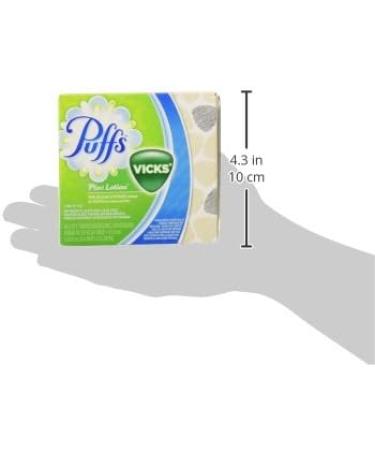 Puffs Plus Lotion with Vicks Scent Facial Tissues - 6 Cube Boxes, 48 Tissues per Box (Pack of 6) - Buy Online on GoSupps.com
