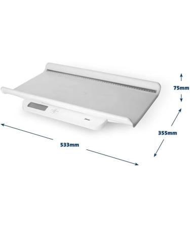 Alecto baby BC10 Baby scale - Accurate up to 5 grams - Weighs up to 20 kg - Tracks your child's growth - Works - Buy Online on GoSupps.com