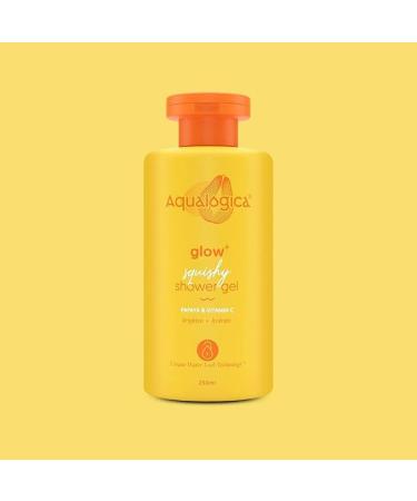 Squishy Body Wash Gel with Papaya & Vitamin C - Hydrating Shower Gel for Men & Women - 250ml - Buy Online on GoSupps.com