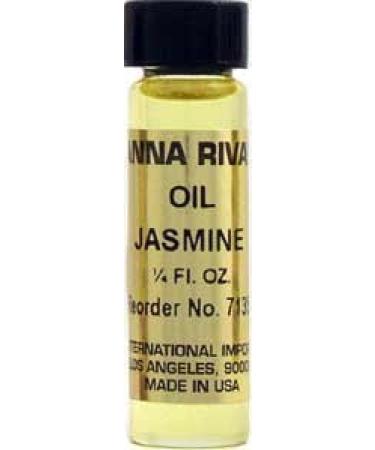 Anna Riva Oil- Jasmine 1/4oz for Anointing Candles Charms & Altar Tools