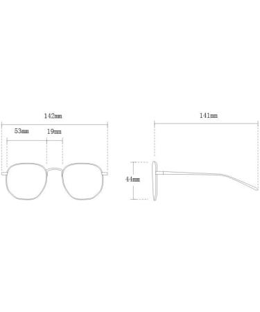 Fuqinqingoz Oversized Pilot Reading Glasses - Anti-Blue Light Fatigue Relief Fashionable Computer Readers (C4 +200) - Buy Online on GoSupps.com