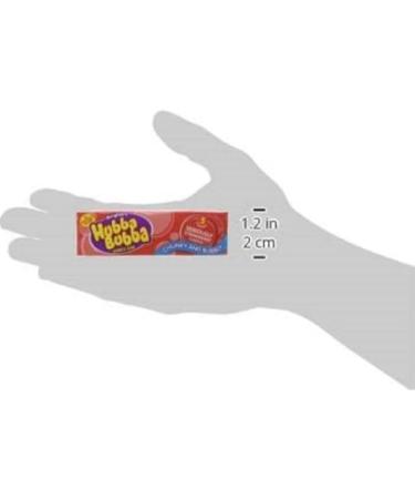 3 x Hubba Bubba Bubble Gum Seriously Strawberry Flavour 3 packs of 5 Chunks - Buy Online on GoSupps.com