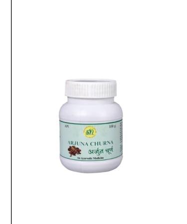 SN Herbals Arjuna Churna (Powder) 3.52 oz | Traditional Ayurvedic Arjuna Powder (Terminalia arjuna) | Supports General Wellness & Heart Balance | Pure Herbal Supplement in Plastic Jar