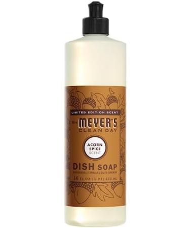 Mrs. MEYER'S Clean Day Variety 1 Liquid Hand Soap Acorn Spice 12.5 OZ 1 Liquid Dish Soap Acorn Spice 16 OZ 1 CT Variety Pack - Buy Online on GoSupps.com