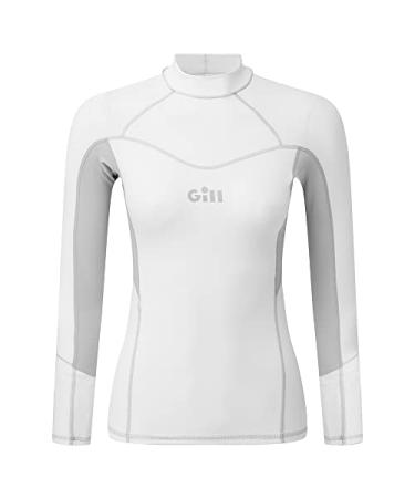 Gill Womens Long Sleeve Pro Rash Guard Shirt Vest 50+ UV Sun Protection for All Water Sports Surfing Paddle Board Kayaking