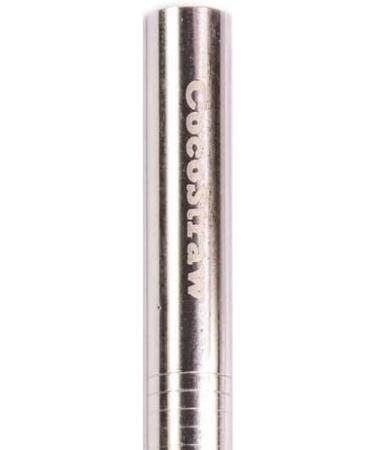 CocoStraw 4 Point END Boba Straw Stainless Steel Extra Wide 1/2" x 9.5" Long Tapioca Pearl Bubble Tea Thick Fat - CocoStraw Brand - Buy Online on GoSupps.com