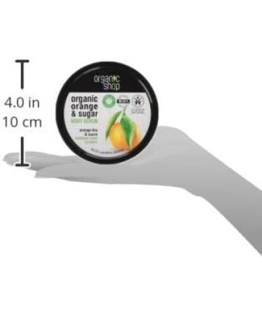 Organic Shop Sicilian Orange Body Scrub 250ml - Refreshing Orange Scrub (Pack of 1) - Buy Online on GoSupps.com