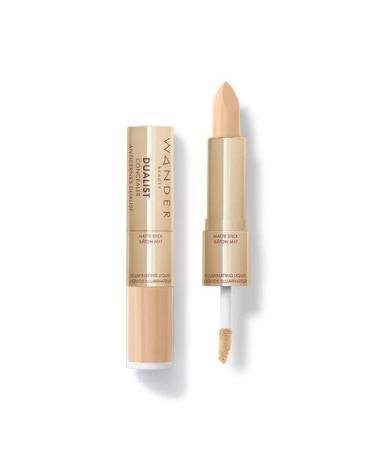 Wander Beauty Dualist Matte & Illuminating Concealer Makeup - Fair Light - Dual Ended Concealer Stick & Liquid Concealer. Full Coverage Under Eye Concealer & a Lightweight Illuminating Liquid Concealer Fair Light (light wi… - Buy Online on GoSupps.com