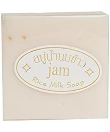 Thailand JAM Rice Soap 65g Original Thailand Handmade Soap Rice Milk Soap whitening soap goat milk soap Handmade soap for face - Buy Online on GoSupps.com