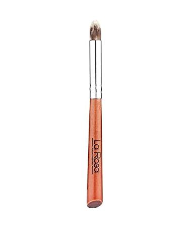 LA ROSA Professional Round Eyeshadow Brush - Eye Makeup - Small Eyeshadow Brush - Basic Makeup Brush - Blends Wet or Dry Product (Wooden)