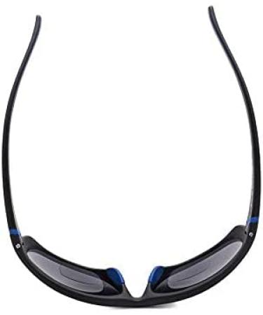 Eyekepper TR90 Unbreakable Sports Bifocal Sunglasses +1.75 Matte Black-blue Frame/Grey Lens - Ideal for Baseball, Running, Fishing, Driving, Golf, Softball, Hiking - Buy Online on GoSupps.com