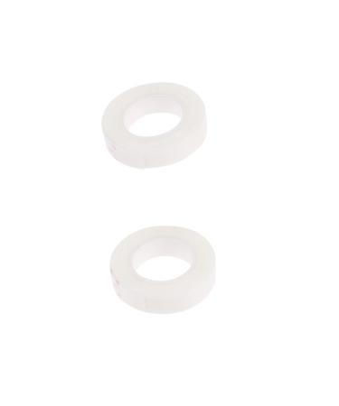 Beaupretty 2 Rolls Front Lace Wig Tape in Human Hair Extensions Wig Tape Wig Extension Tape Extention Tape for Wig Toupee Tape Hair Extention Tape Dedicated Extension Belt White