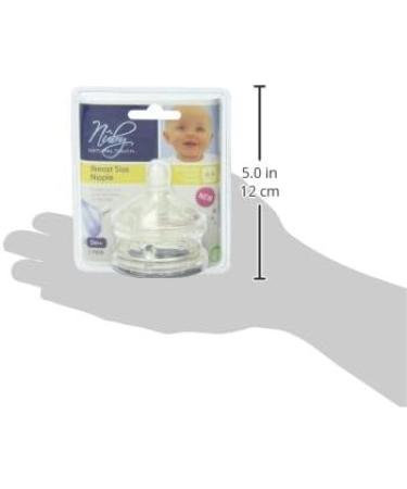 Nuby Natural Touch NT67601 Replacement Teats - Set of 2 (Neutral) - Buy Online on GoSupps.com