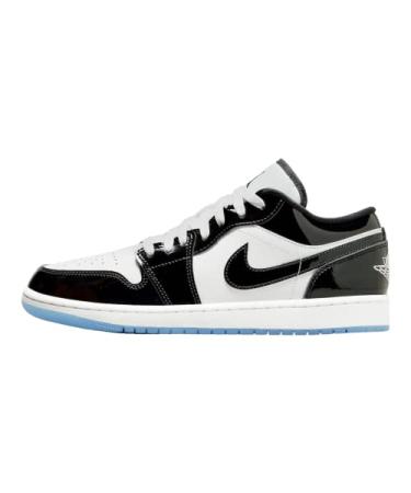 Men's Jordan 1 Low White Toe Black/Fire Red-White (553558 063) 10 White/Black