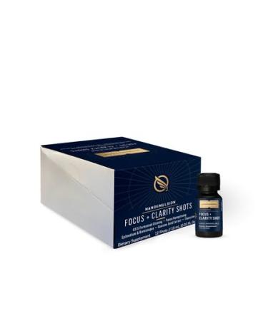 Quicksilver Scientific Focus + Clarity Shots (Box of 12 10 mL Shots)